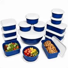 15 Potes Plásticos Multiuso Para Cozinha Freezer Microondas