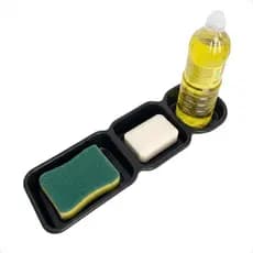 Organizador Compacto P/ Pia Porta Detergente Esponja E Sabão