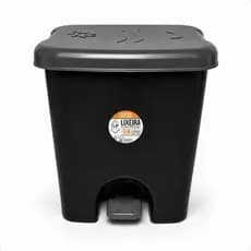 Lixeira Com Pedal 14 Litros Para Cozinha Lavanderias Escritórios