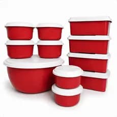 Kit Potes Organizadores Cozinha 11 Unidades Com Tampa