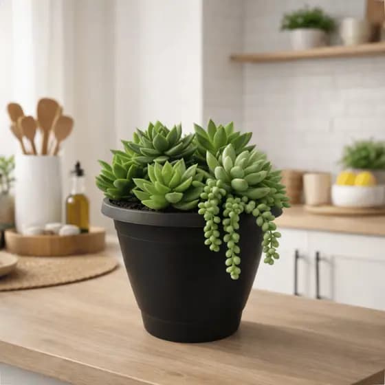 Vaso Plástico 700ml Para Plantas Pequenas Flores E Decoração