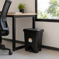Lixeira 14 Litros Com Pedal Multiuso Para Banheiro Cozinha