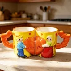 Caneca De Cerâmica Variada Dupla + Barata Promoção