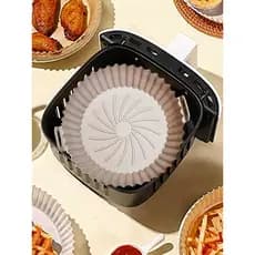 Forma Silicone Cesto Forro Air Fryer Microondas Reutilizável Assadeiras Antiaderente