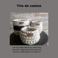 Conjunto Cestos Organizadores