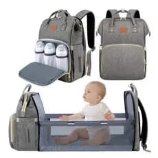 BOLSA MATERNIDADE MOISÉS MOCHILA TÉRMICA BEBÊ BERÇO MENINO MENINA IMPERMEÁVEL VIRA BERÇO GUARDA FRALDAS MAMADEIRA