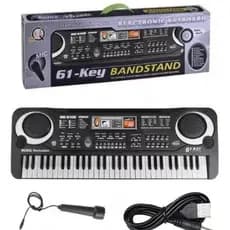 Piano Profissional 61 Teclas Música Digital Placa Chave Musical Teclado Eletrônico Piano Com Microfone