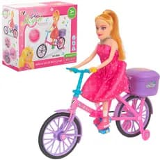 Boneca Bicicleta A Pilha Com Luz E Som Anda Sozinha