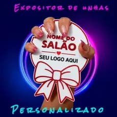 Suporte Expositor De Unhas Para Fotos Salão Nail Designer Personalizado