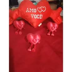 Coração Articulado Dia dos Pais/ dia do amigo / Namorado/Impressão 3D