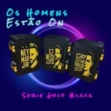 Porta Figurinhas  Neymar Jr Cristiano Ronaldo Messi Premium 3D | Case Futebol Gamer Resistente Colecionável