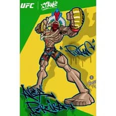 Placa Decorativa Unboxing Alex Poatan Pereira UFC
