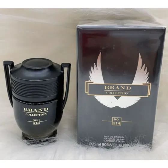 Perfume importado Brand Collection (214) um masculino elegante o vidro e uma taça