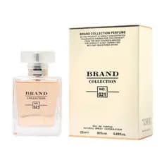 Perfume Feminino Brand Collection Miniatura N° 021 25ML Fragrância Feminina Mala Viagem