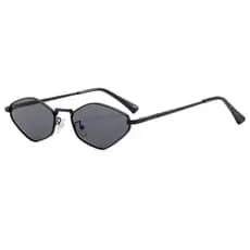 Óculos Diamante Triangulo Triangular De Metal Solar Feminino UV400 Diferente