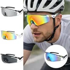 Óculos De Sol Ciclismo Espelhado UV 400 De Corrida De Bike Esportivo Masculino