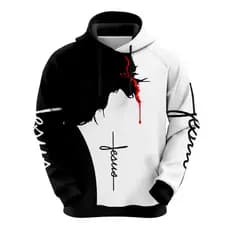 Blusa Moleton Gospel Jesus Fé Cristã Fiel Bíblia Premium Moletom Sublimado Personalizado