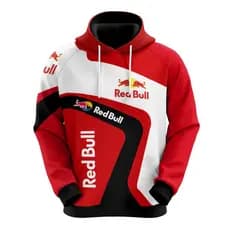 Moletom Full Motoqueiro Red Bull Unissex Blusa De Frio Quentinho