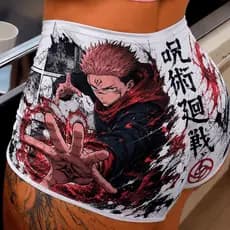 Pijama Short Feminino ANIMES Goku Sublimado Anime Fitness Academia Praia God Story | Estampa Exclusiva 4K