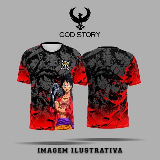 Camiseta Animes e Persongens Masculino Unissex Japão Premium simples Dry fit