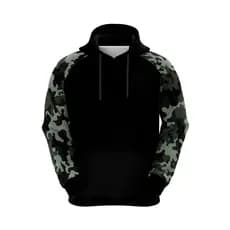 Moletom Canguru camuflado Masculino Com Capuz Blusa de Frio Estampada Premium