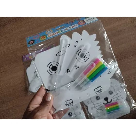 kit para colorir animais Coloring Fan