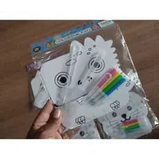 kit para colorir animais Coloring Fan