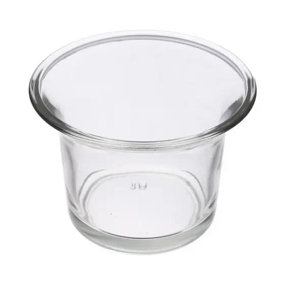Kit 20 Castiçal De Vidro Redondo Para Decoração Pote Porta Vela Candelabro Decorativo Enfeite Casa