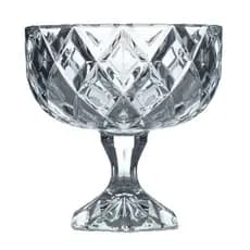 Bomboniere Vidro Grande Baleiro Potes Taça 1200ml 18x18cm Centro De Mesa Potiche Bombons Fruteira