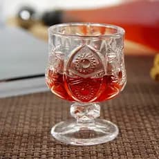 Kit 12 Mini Taças De Vidro Para Licor Premium Aperitivo 46ml Tacinha Vinho Água Lembrancinha Drinks