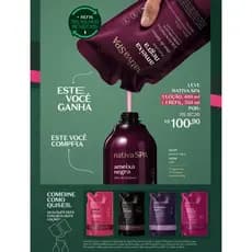 Compre a Loção Nativa Spa 400ml e ganhe o Refil 350ml