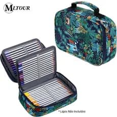 Estojo De Lápis Com Zíper De Grande Capacidade Com 72 Furos Material Escolar /estojo escolar/estojo box