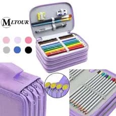 Estojo Escolar/Estojo Box/Estojo De Lápis De Quatro Camadas Com 72 Furos De Cor/Material Escolar/Papela