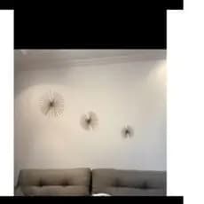 Trio de Girassol de parede para decorações