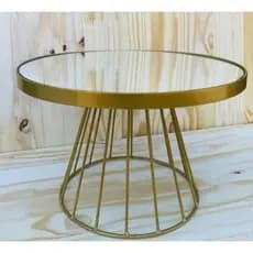 Boleira Suporte para Bolo Bandeja Decorativa Espelhada