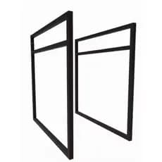 2 Suporte Prateleira Industrial Forno Microondas 45cm Prof