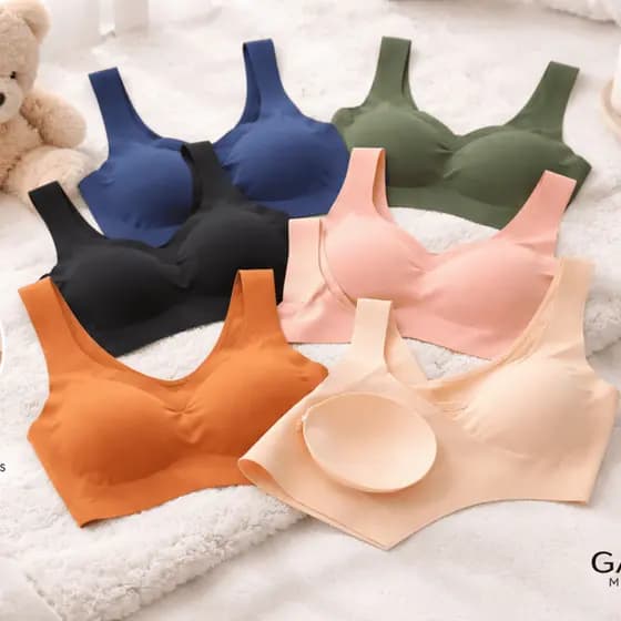 Top Sutiã Juvenil Regata Ice Silk Sem Costura Frescor Elasticidade Conforto Bojo Removível