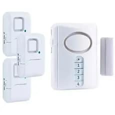 Kit Alarme de Segurança Central com Senha Alarme de Porta e Janela sem Fio GE 41001 120db
