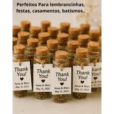 Kit 100 Mini Frasco Pote Vidro Tubete Tampa Rolha Cortiça Potinho Tubo Lembrancinha Penicilina