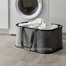 Cesta de roupa de tecido para lavanderia dobrável 35L MM-STD05