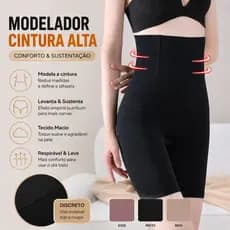1 PECA Short cinta cintura alta Levanta Bumbum Aumenta cor sujeita a disponibilidade CAPADOCCI