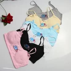 Kit com 3 Tops ALCA Infantis / Juvenis Femininos – Conforto, Suavidade e Cores Sortidas