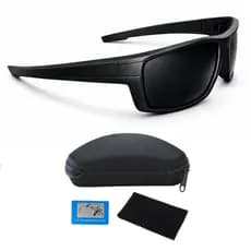 Óculos De Sol Esportivo Masculino Feminino Polarizado Proteção UV400 Ciclismo Dirigir Pesca Preto V6