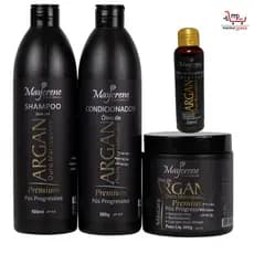Kit Óleo De Argan 500g + Óleo Umectante De Argan Maycrene - 4 Produtos ( SHAMPOO, CONDICIONADOR, MÁSCARA E ÓLEO UMEC)