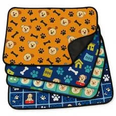 Tapete Higiênico lavável Estampado premium Pet 70x50cm 300 Lavagens - Impermeável Absorvente