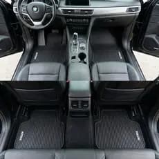 Tapete Automotivo Universal (Serve em qualquer carro)  Borracha resistente - 4 peças