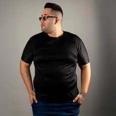 Camiseta DryFit Plus Size Masculina Academia Justa Apertada Modelagem SlimFit Esportes Corrida