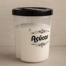 Pote Açucar 2 Litros com Tampa de Rosca – Armazenar Açucar Mantimentos e Alimentos Secos