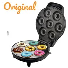 Máquina Elétrica de Donuts e Rosquinhas - 7 ou 3 Donuts Simultâneos, 220V
