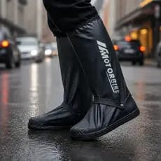 Capa para Calçados Protetora Impermeável Moto Antiderrapante para Dias de Chuva Motoqueiro Reforçado